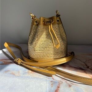 COACH Mini Bucket Bag Crystal Crossbody